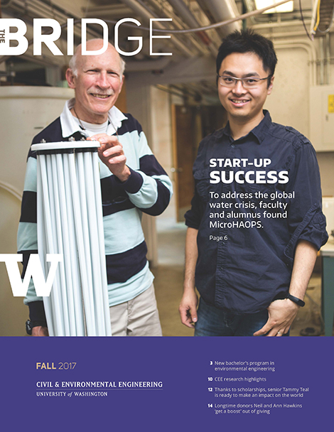 cover image from Fall '17 issue of The Bridge